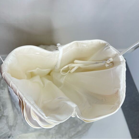 Allure Bridal 9004 Lace And Satin Strapless Sweetheart Mermaid Wedding Dress - Picture 6 of 12